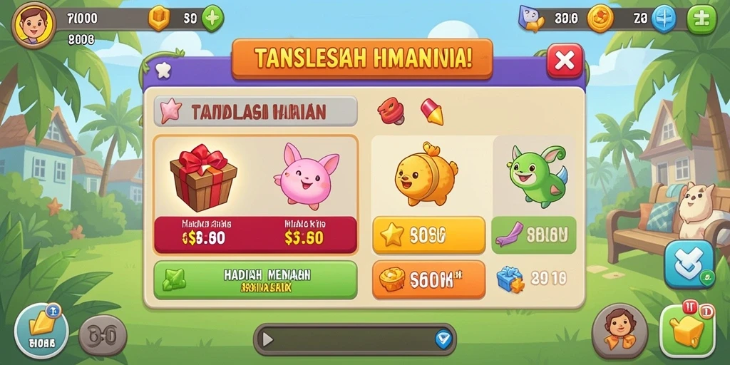 Tampilan utama aplikasi 531SLOT yang menarik dan mudah dinavigasi.