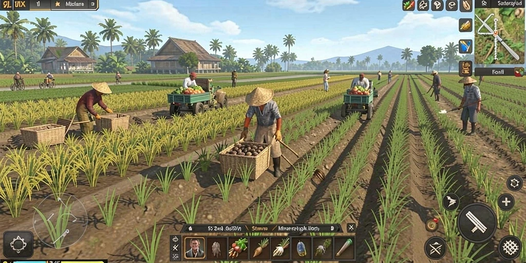 Screenshot menampilkan tampilan awal permainan yang menarik.