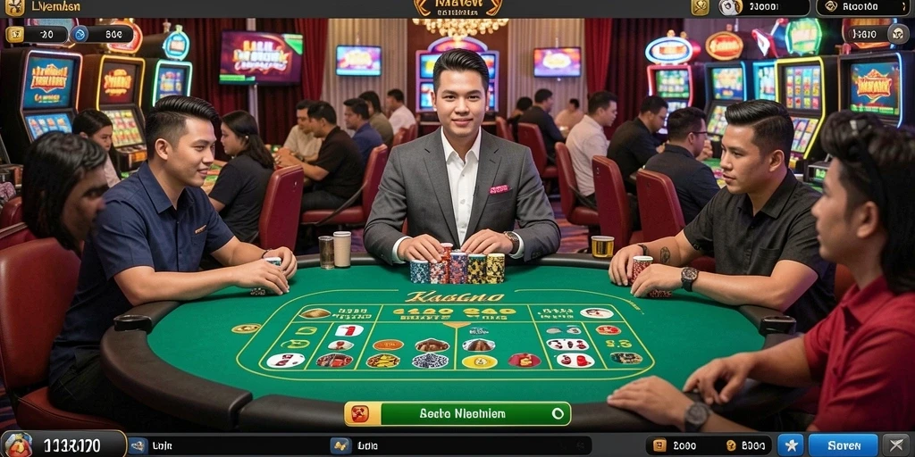 Tampilan menu utama yang intuitif dan menarik.