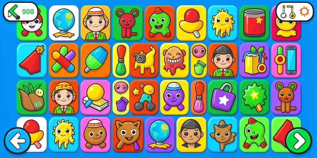 Screenshot menampilkan berbagai pilihan permainan slot.