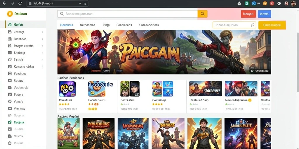 Tampilan awal permainan yang menawan.
