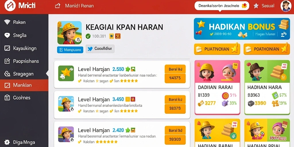 Tampilan antarmuka yang menarik dan mudah dinavigasi.