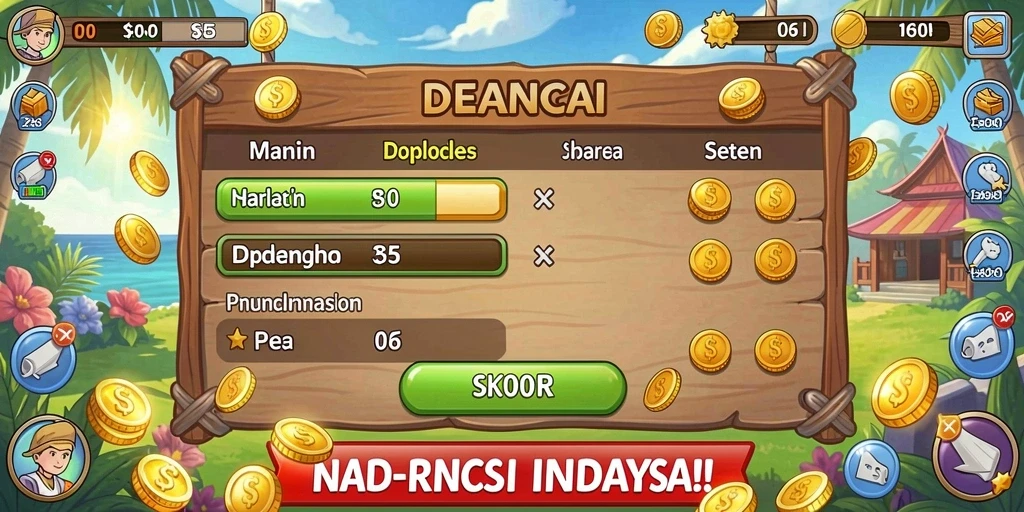 Tampilan awal yang penuh warna dan menarik.