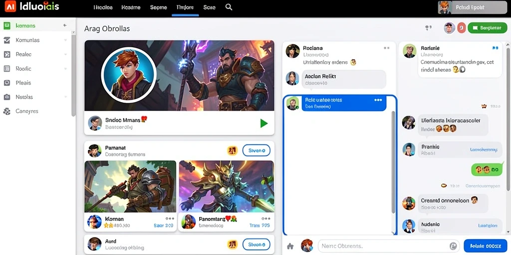 Screenshot menunjukkan kebun yang rimbun dan berwarna-warni.