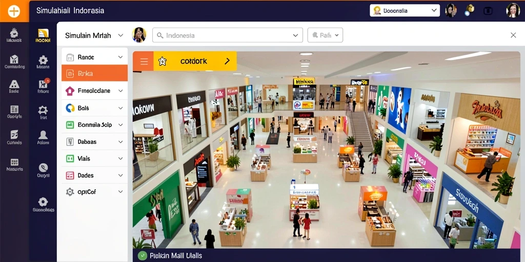 Tampilan awal permainan dengan karakter utama yang menarik.