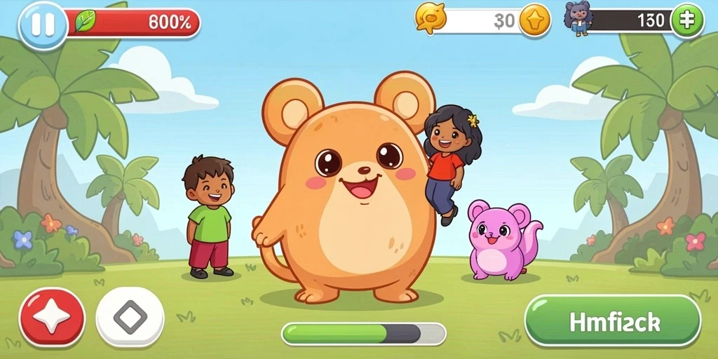 Tampilan utama game RAJABOTAK yang menarik.