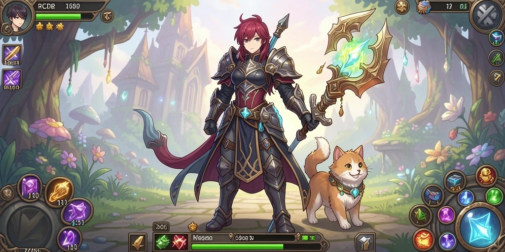 Tangkapan layar menampilkan aksi seru dalam game.