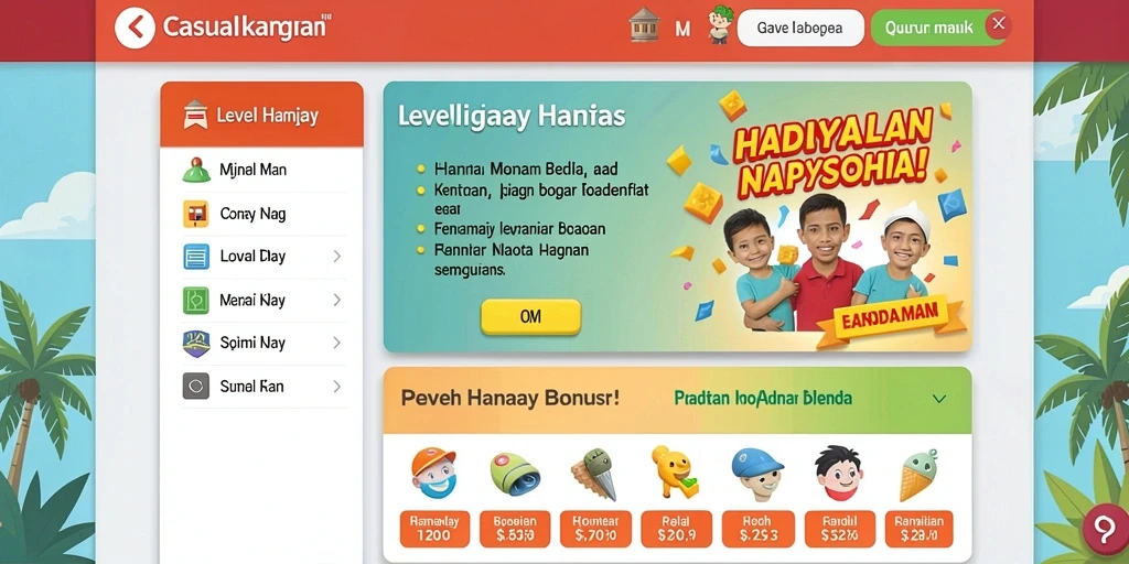 Tampilan grafis menarik yang memikat perhatian.